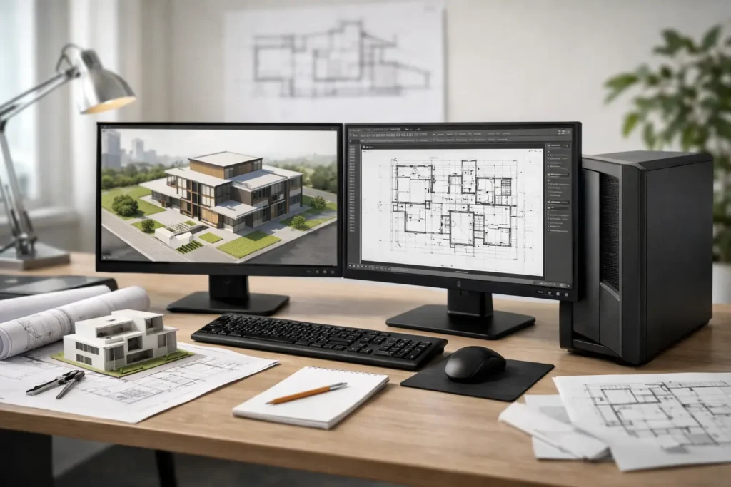 CAD Workstation for Architects That Fits